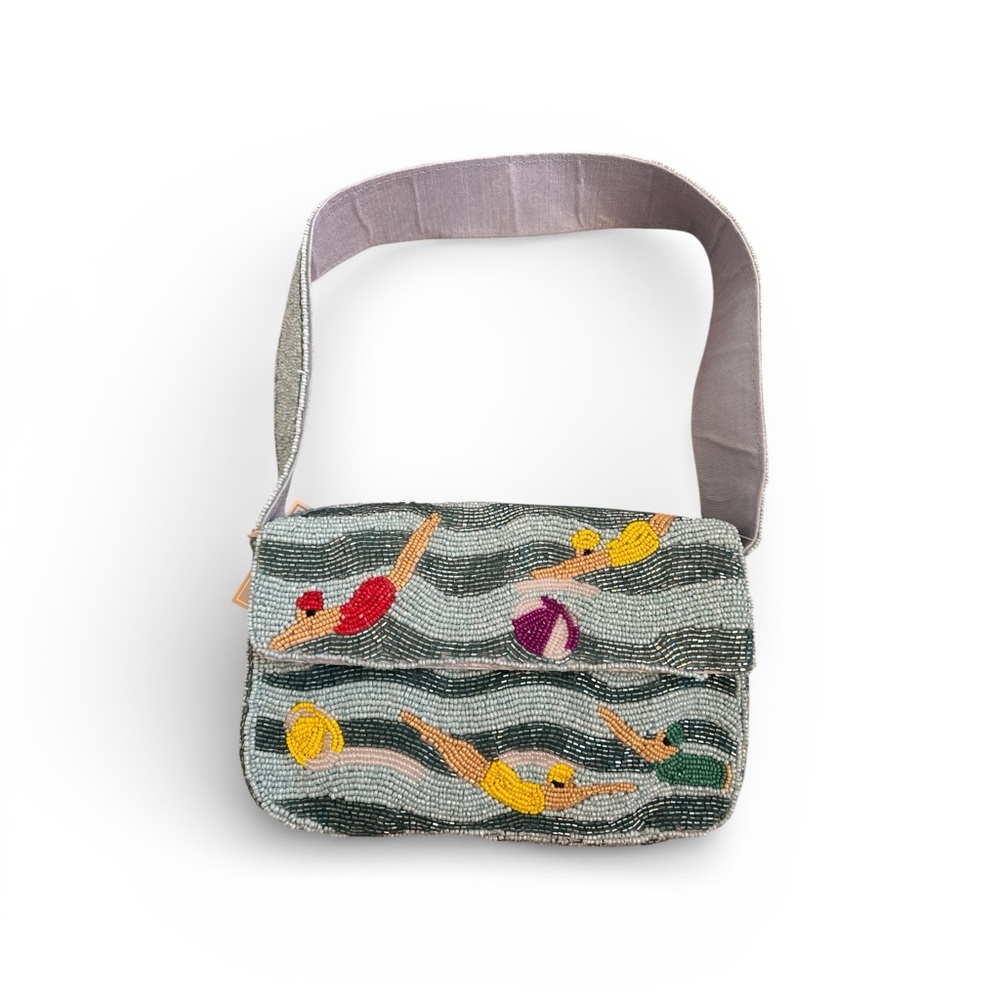 Swimmers Beaded Women's Bag - Multicolor